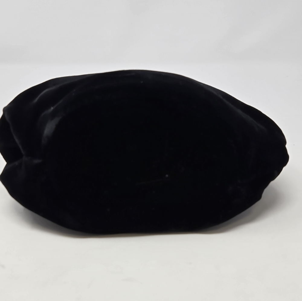 VINTAGE HANDBAGS BY G.D.K. BLACK VELVET TOP HANDLE MINI BAG PURSE WOMEN ELEGANT - Picture 5 of 12